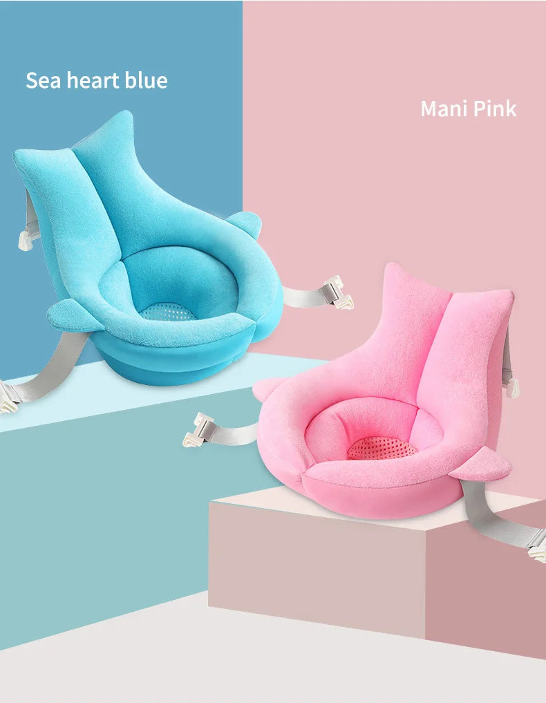 🦈 Shark Bloom Baby Bath Pad 🌸