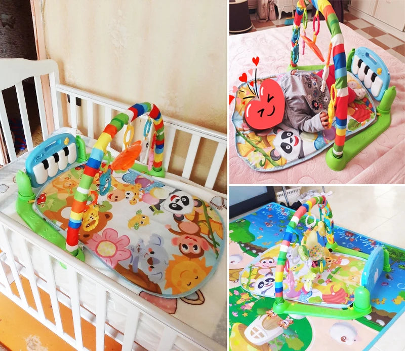 Baby Piano Playmat & Activity Gym – Musical Crawling Toy