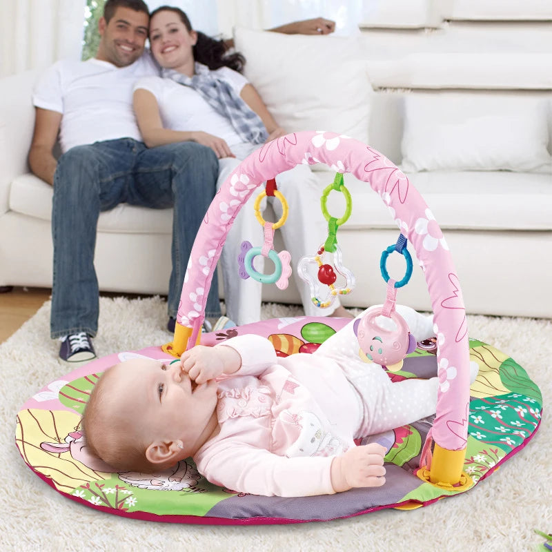 Baby Activity Play Mat – Educational Fitness Frame & Crawling Gym Toy