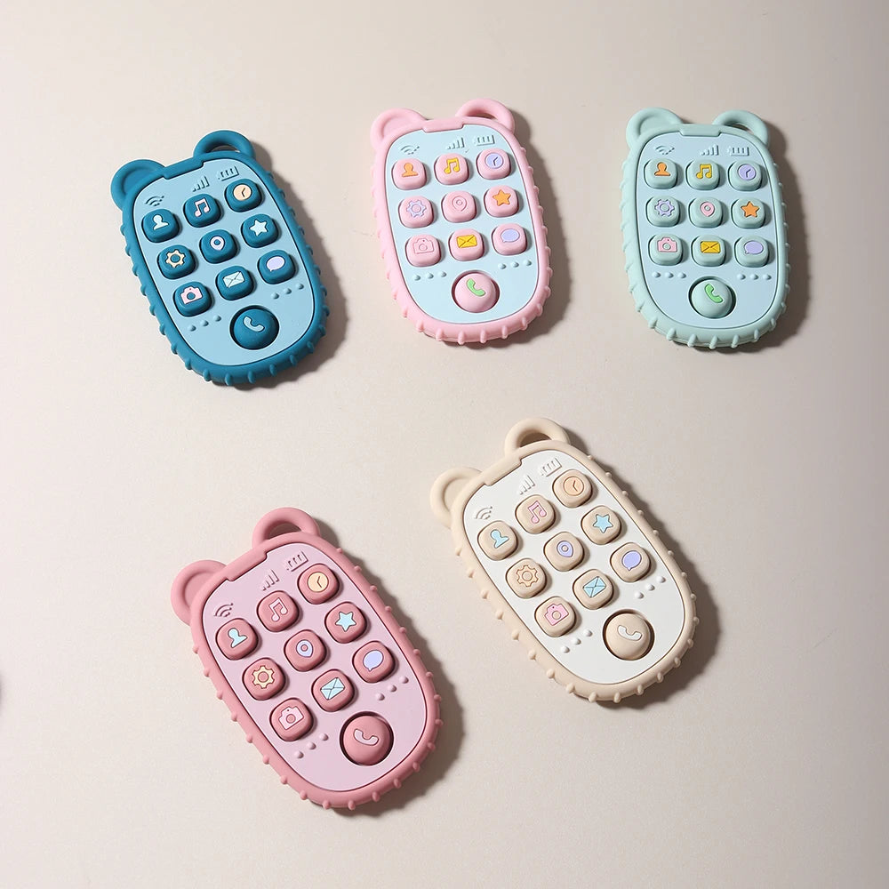 Silicone Mobile Phone Baby Teether