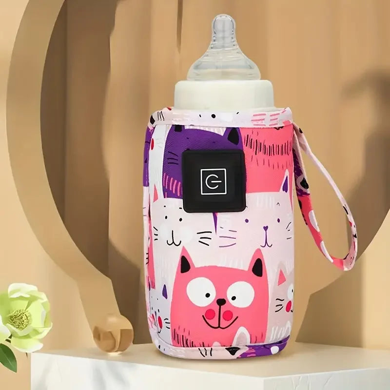"USB Milk & Bottle Warmer – Portable Travel Feeding Heater"