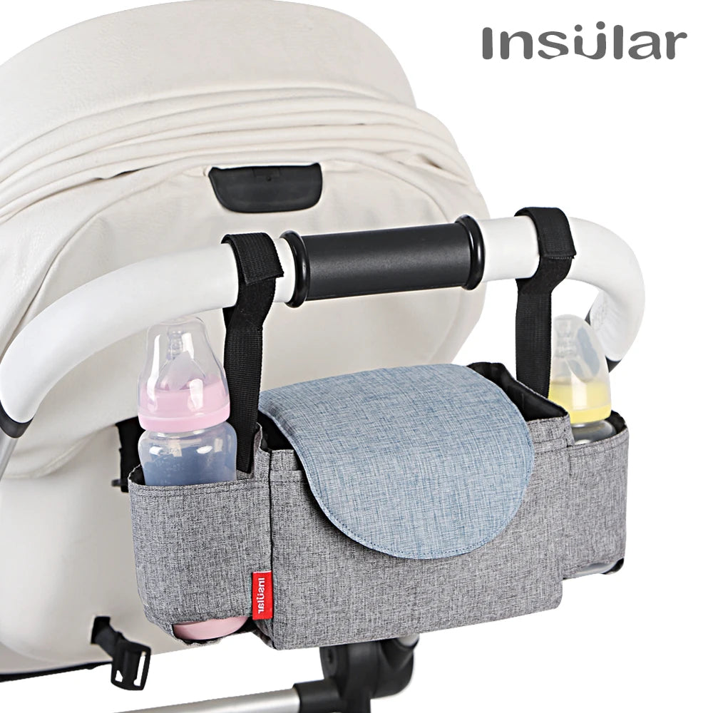"Mummy Storage Bag – Insulated Diaper & Baby Care Organizer"