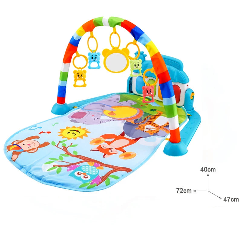 Baby Piano Playmat & Activity Gym – Musical Crawling Toy