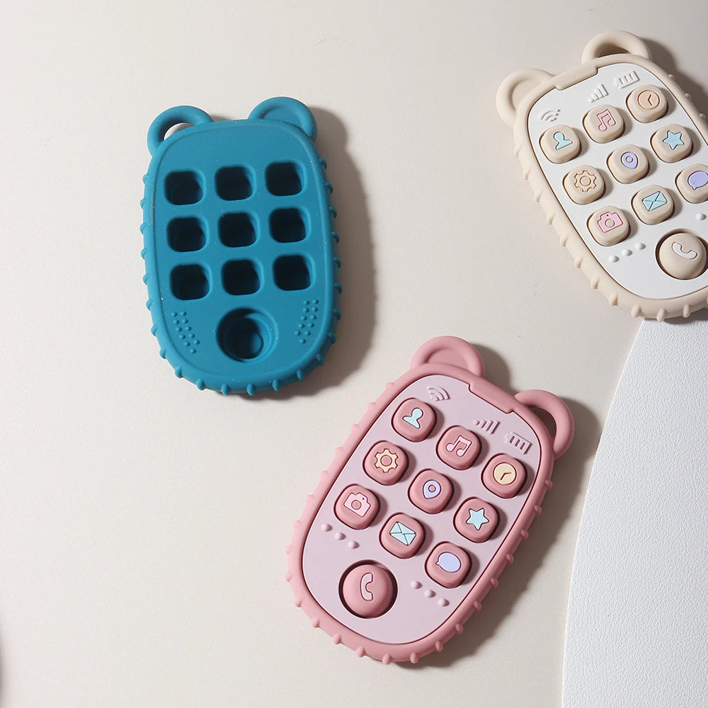 Silicone Mobile Phone Baby Teether