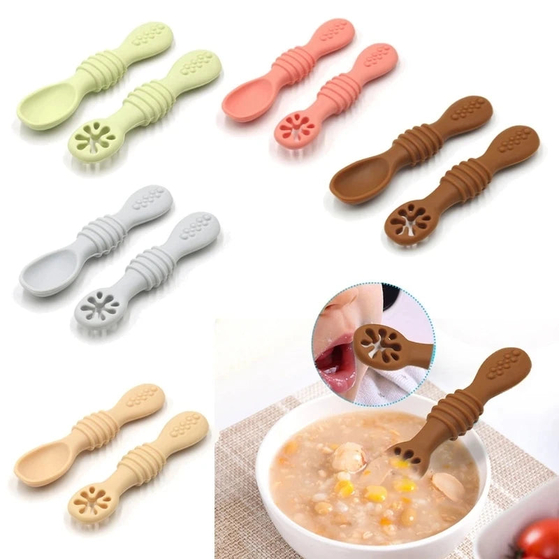 Cute Baby Plate & Spoon – Silicone Suction Set