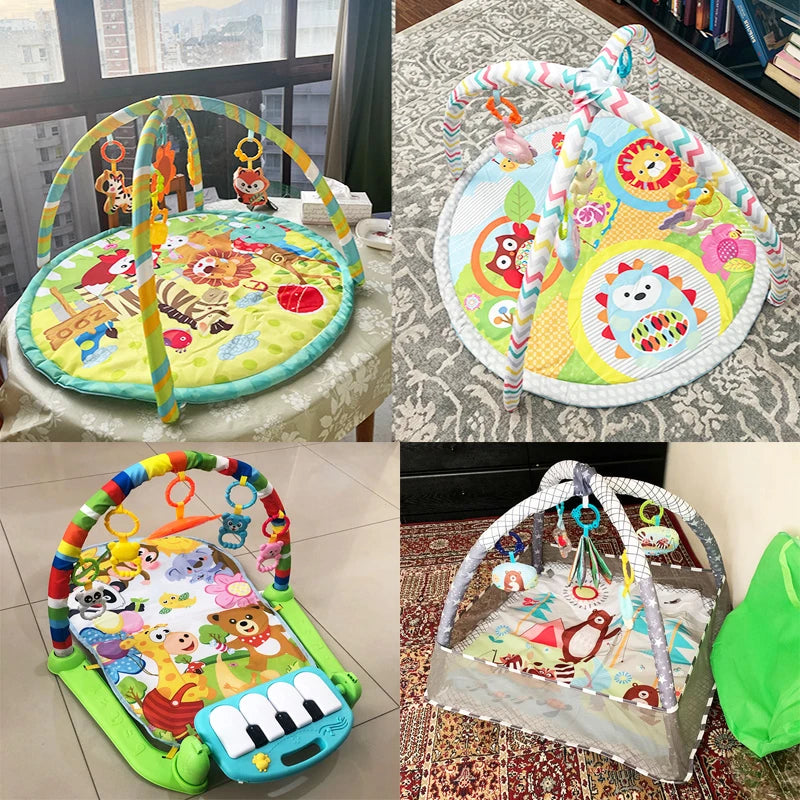 Baby Activity Play Mat – Educational Fitness Frame & Crawling Gym Toy