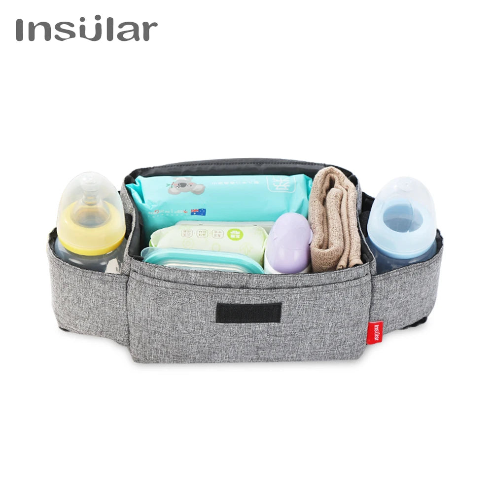 "Mummy Storage Bag – Insulated Diaper & Baby Care Organizer"