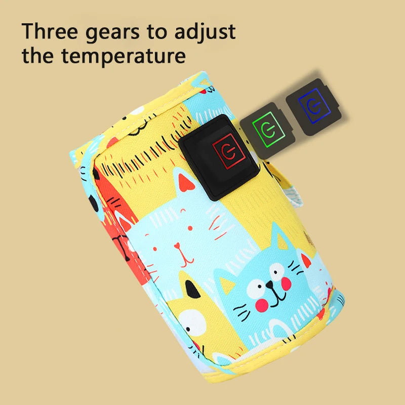 "USB Milk & Bottle Warmer – Portable Travel Feeding Heater"