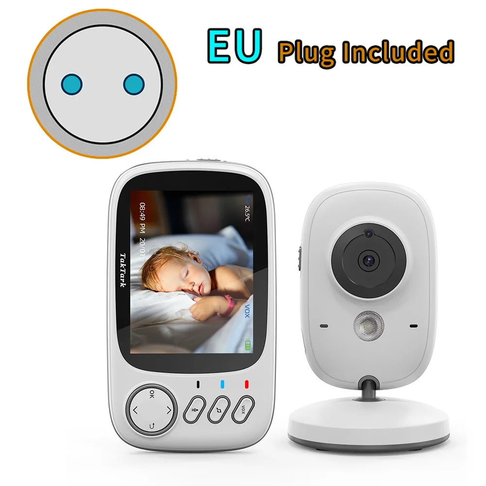 Wireless Baby Monitor with Two-Way Audio & Night Vision