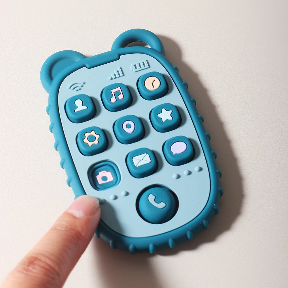 Silicone Mobile Phone Baby Teether