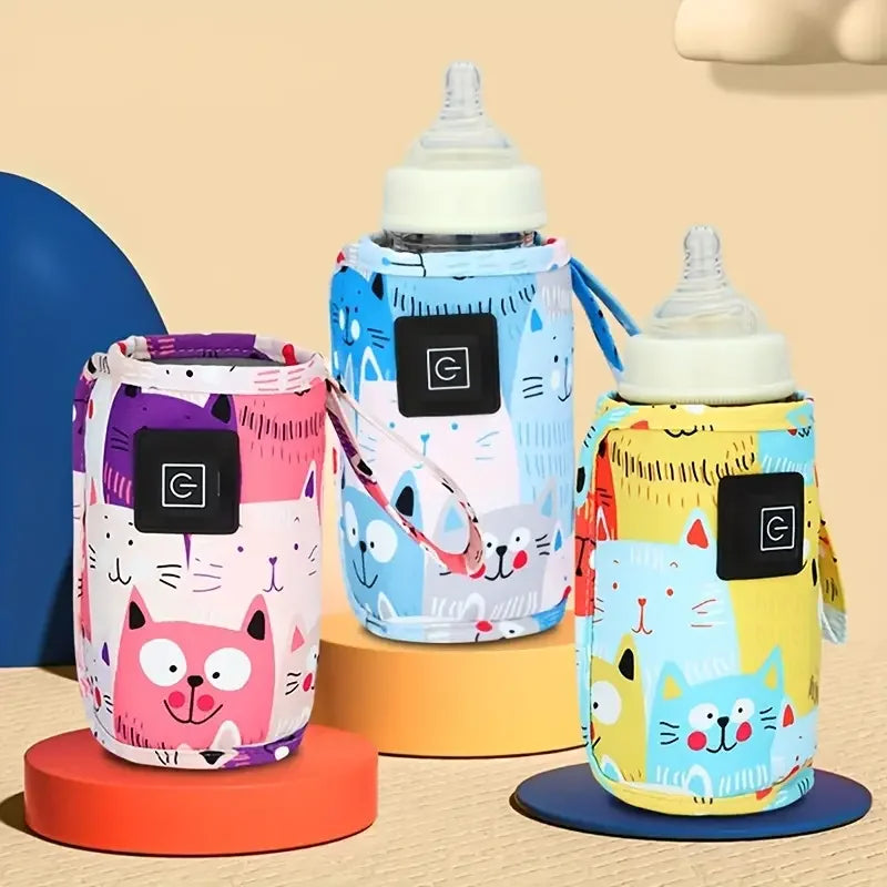 "USB Milk & Bottle Warmer – Portable Travel Feeding Heater"