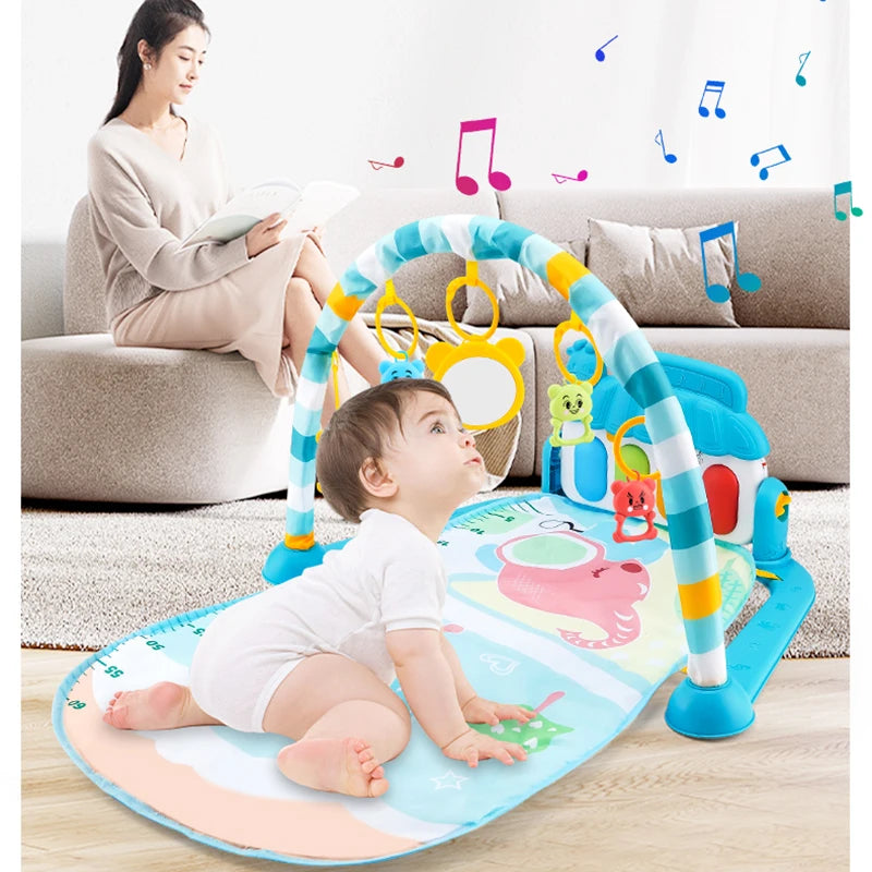 Baby Piano Playmat & Activity Gym – Musical Crawling Toy