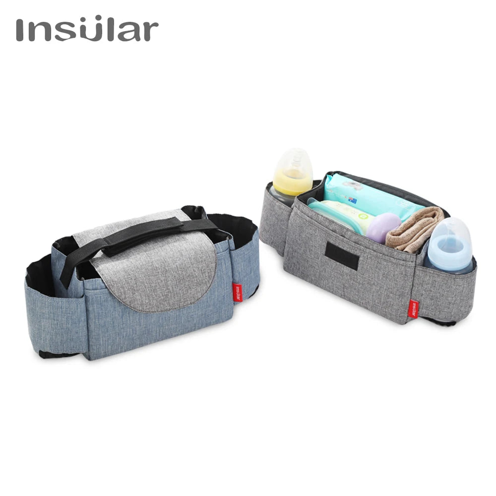 "Mummy Storage Bag – Insulated Diaper & Baby Care Organizer"