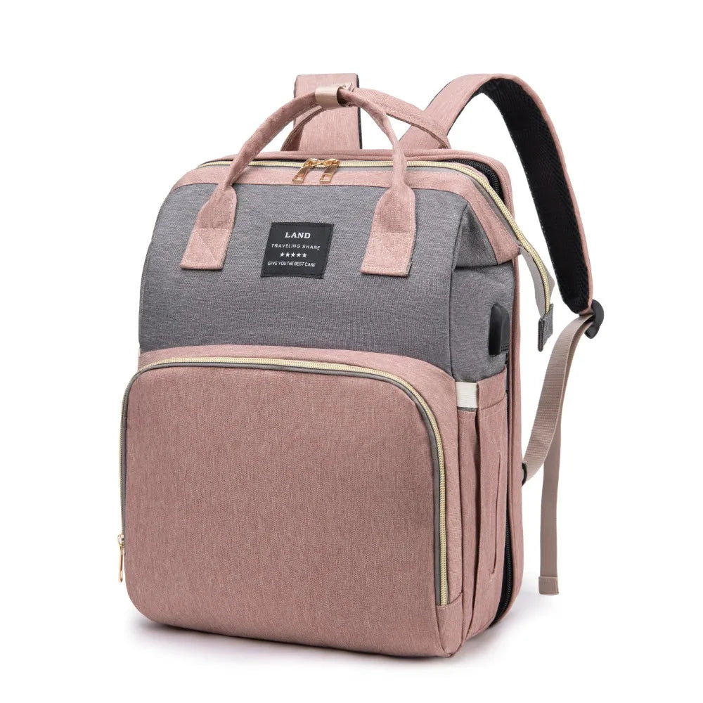 "Mommy Bag – Lightweight Portable Crib & Travel Backpack"