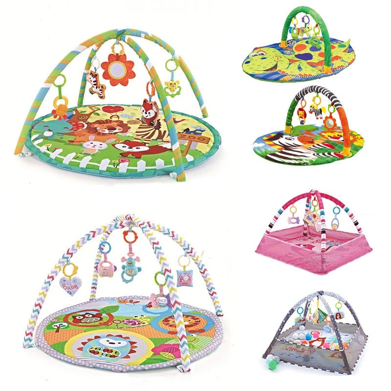 Baby Activity Play Mat – Educational Fitness Frame & Crawling Gym Toy