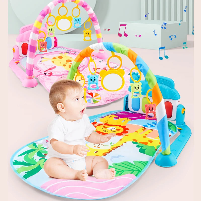Baby Piano Playmat & Activity Gym – Musical Crawling Toy