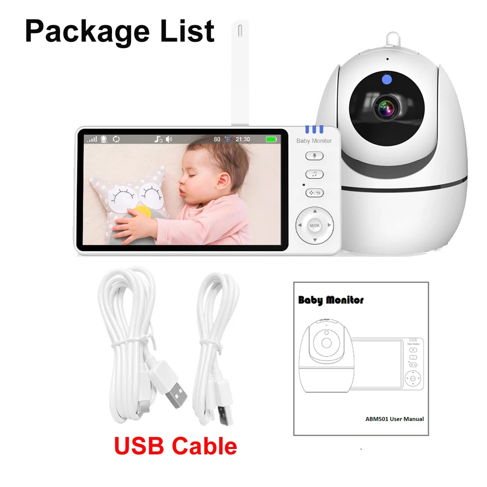 Baby Monitor w/ Camera, Night Vision & VOX