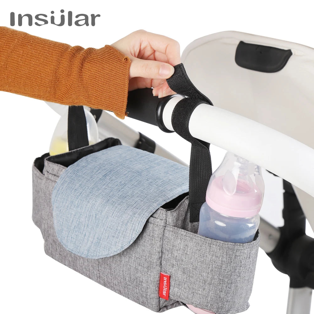 "Mummy Storage Bag – Insulated Diaper & Baby Care Organizer"